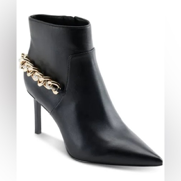Karl Lagerfeld Shoes - Women's Samra Embellished Pointed-Toe Booties Note: New without Box